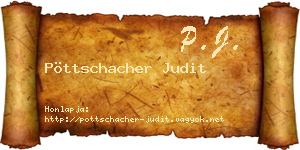 Pöttschacher Judit névjegykártya